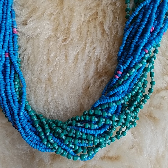 Anthropologie necklace, turquoise - Picture 2 of 3